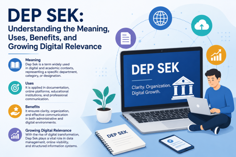 Dep Sek: Understanding the Meaning, Uses, Benefits, and Growing Digital Relevance Dep Sek