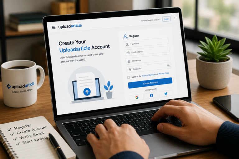 Uploadarticle Register: A Complete Guide to Creating Your Account Uploadarticle Register