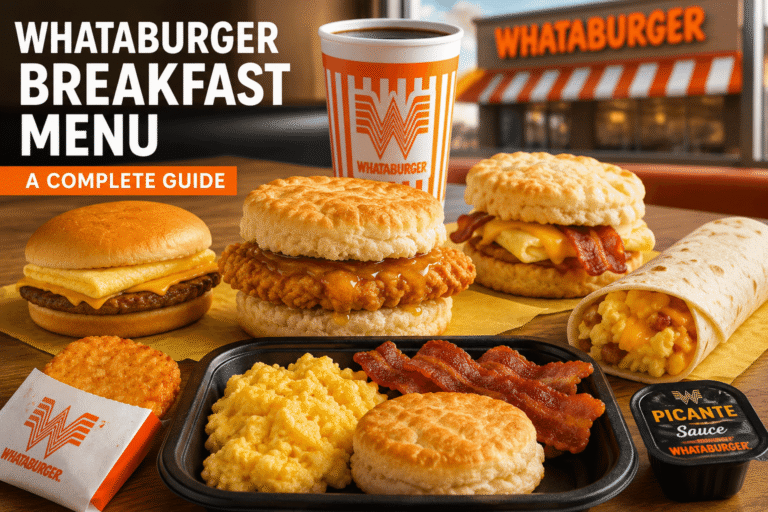 Whataburger Breakfast Menu