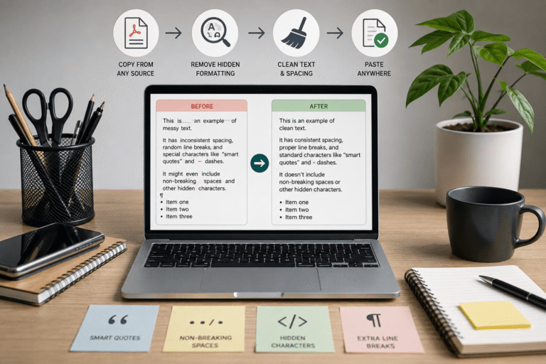 How to Clean Text Online Without Losing the Formatting You Actually Need Clean Text Online